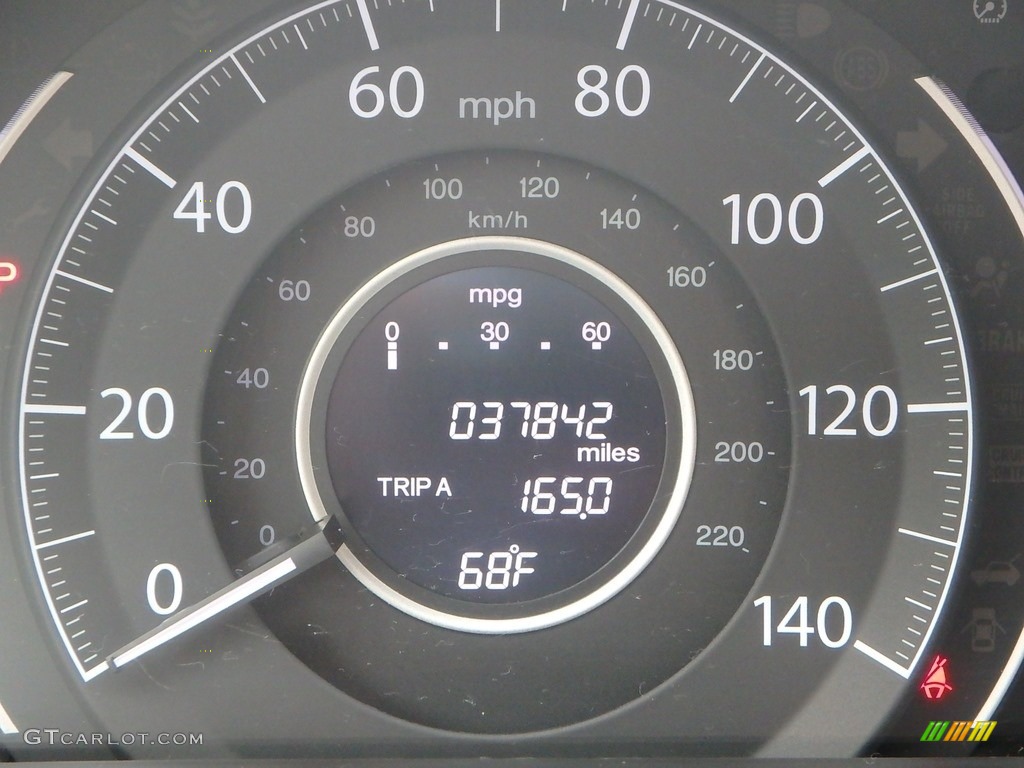 2014 CR-V LX AWD - Urban Titanium Metallic / Black photo #24