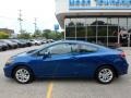 Dyno Blue Pearl - Civic LX Coupe Photo No. 2