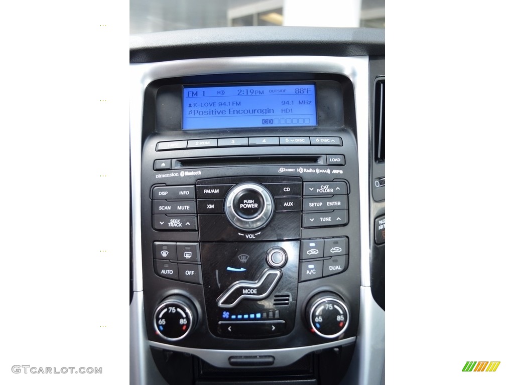 2011 Sonata Limited - Midnight Black / Gray photo #17