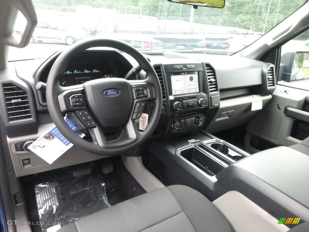 2017 F150 XL SuperCab 4x4 - Lightning Blue / Black photo #10