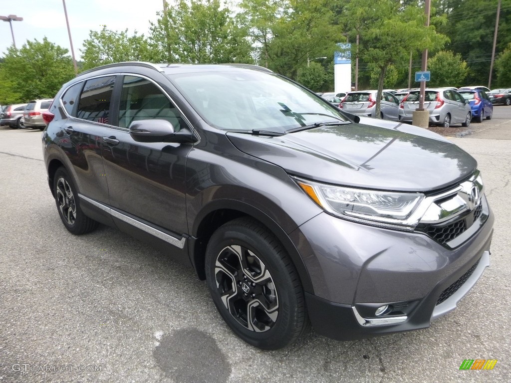 2017 CR-V Touring AWD - Lunar Silver Metallic / Gray photo #5