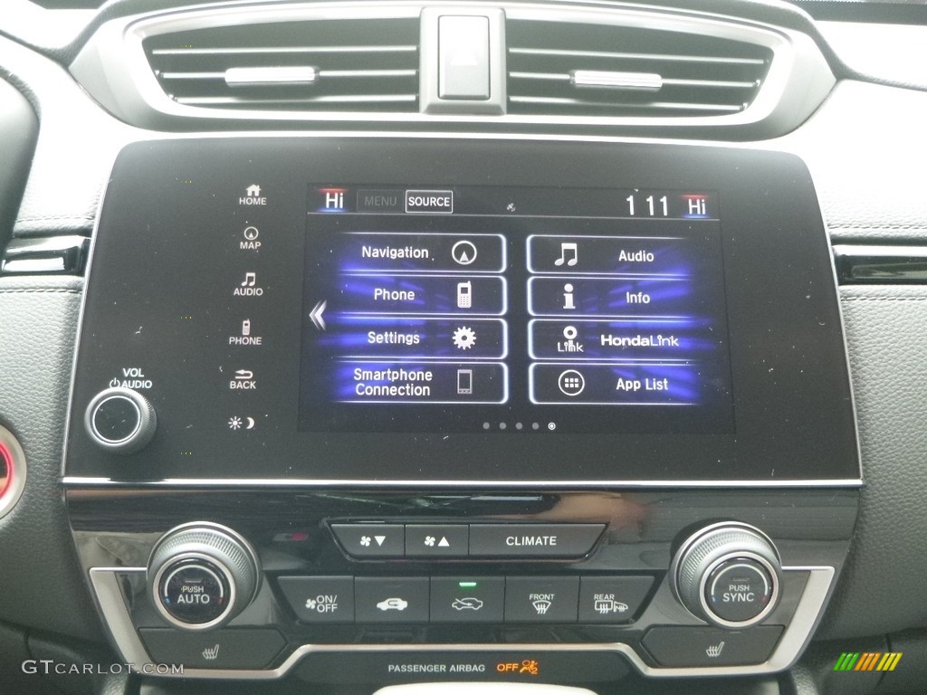 2017 CR-V Touring AWD - Lunar Silver Metallic / Gray photo #14