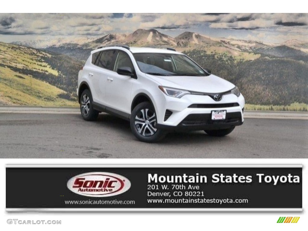 Super White Toyota RAV4