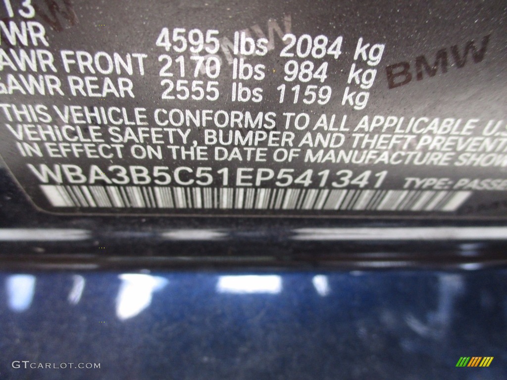 2014 3 Series 328i xDrive Sedan - Imperial Blue Metallic / Venetian Beige photo #19