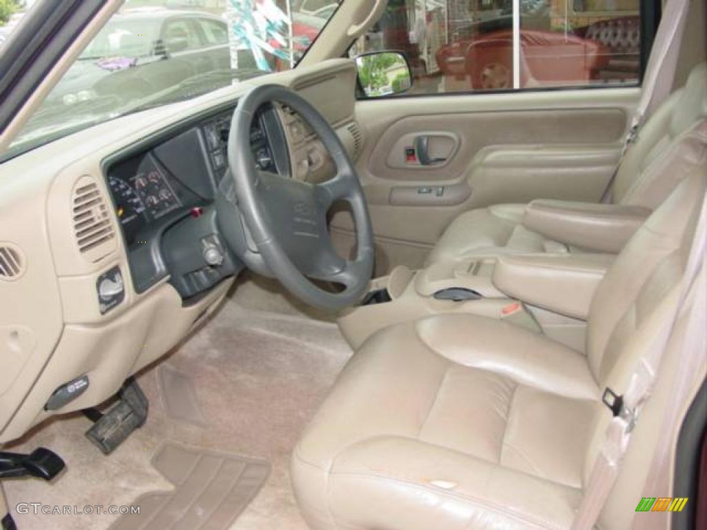 1997 Tahoe LT 4x4 - Dark Cherry Metallic / Tan photo #2