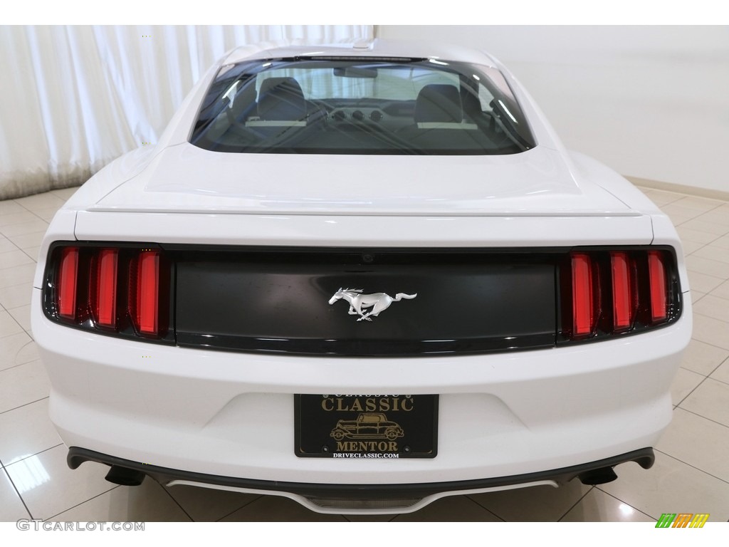 2017 Mustang Ecoboost Coupe - Oxford White / Ebony photo #22
