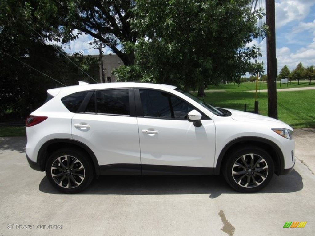 2016 CX-5 Grand Touring - Crystal White Pearl Mica / Parchment photo #6