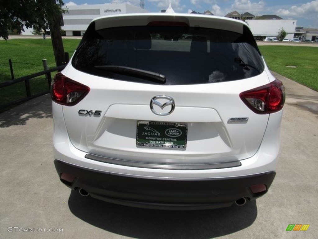 2016 CX-5 Grand Touring - Crystal White Pearl Mica / Parchment photo #8