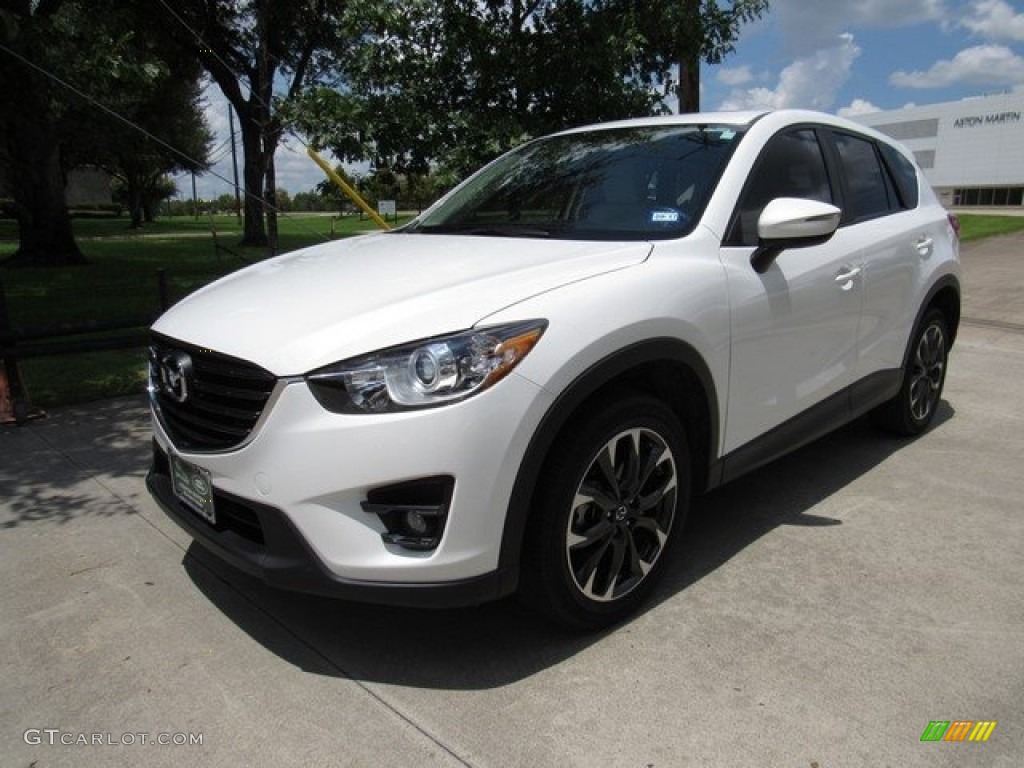 2016 CX-5 Grand Touring - Crystal White Pearl Mica / Parchment photo #10