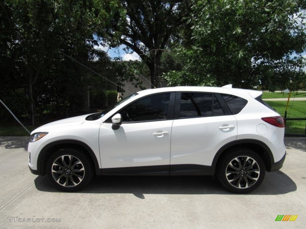 2016 CX-5 Grand Touring - Crystal White Pearl Mica / Parchment photo #11