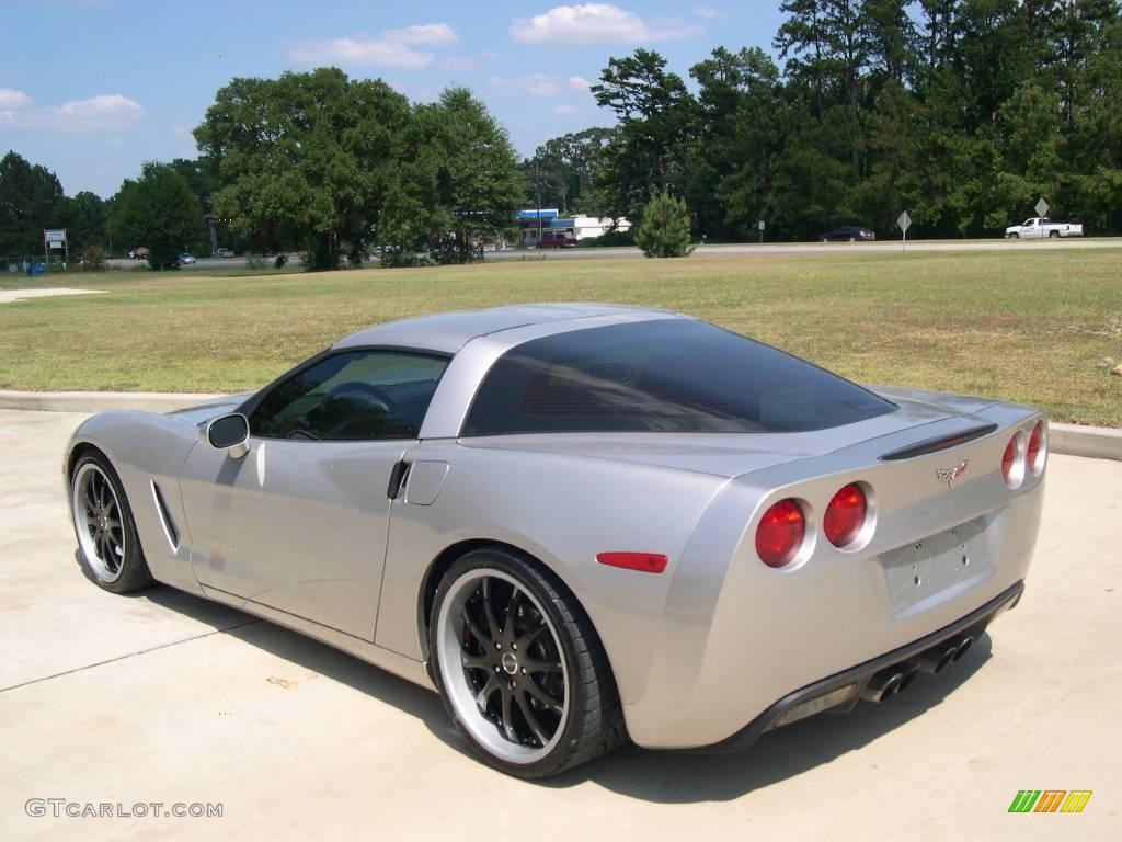 2008 Corvette Coupe - Machine Silver Metallic / Ebony photo #5