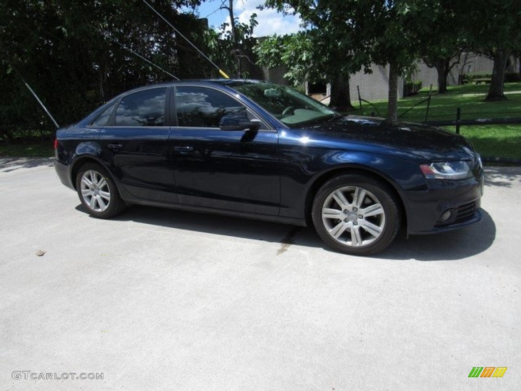 2011 A4 2.0T Sedan - Deep Sea Blue Pearl / Cardamom Beige photo #1