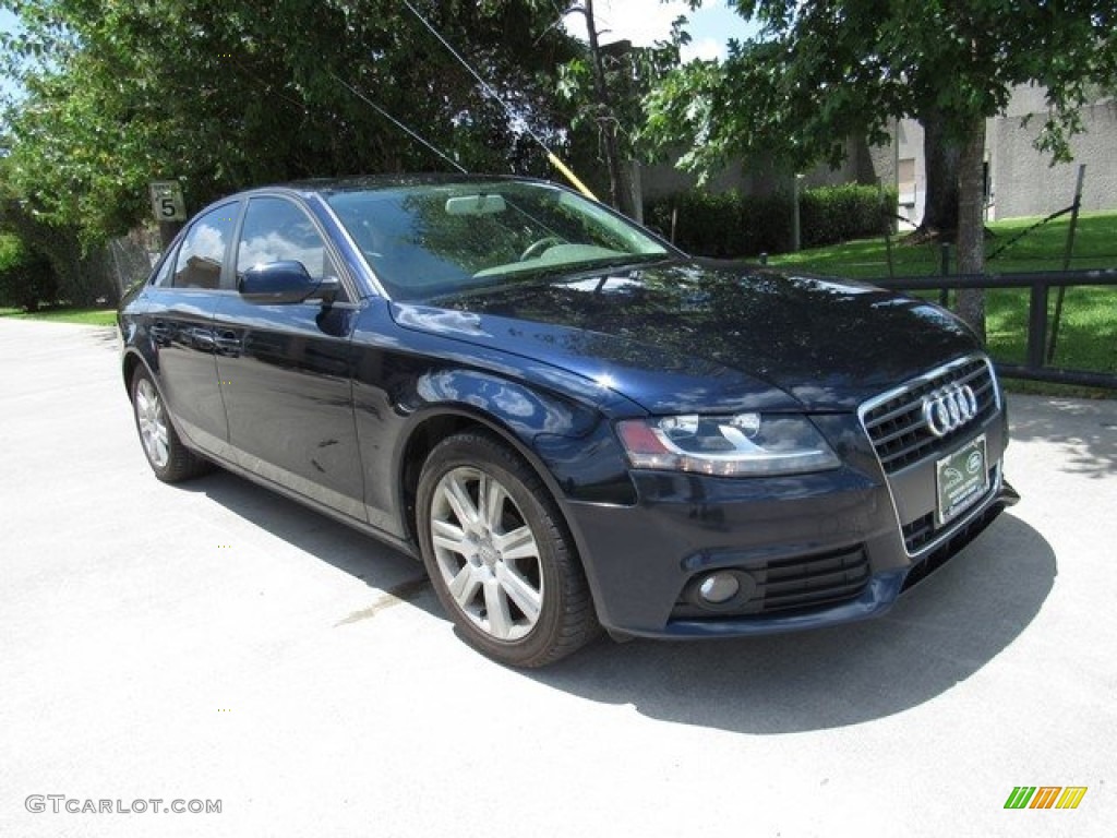 2011 A4 2.0T Sedan - Deep Sea Blue Pearl / Cardamom Beige photo #2