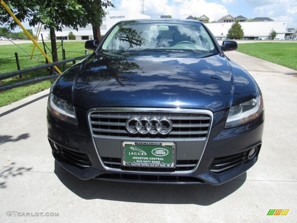 2011 A4 2.0T Sedan - Deep Sea Blue Pearl / Cardamom Beige photo #9