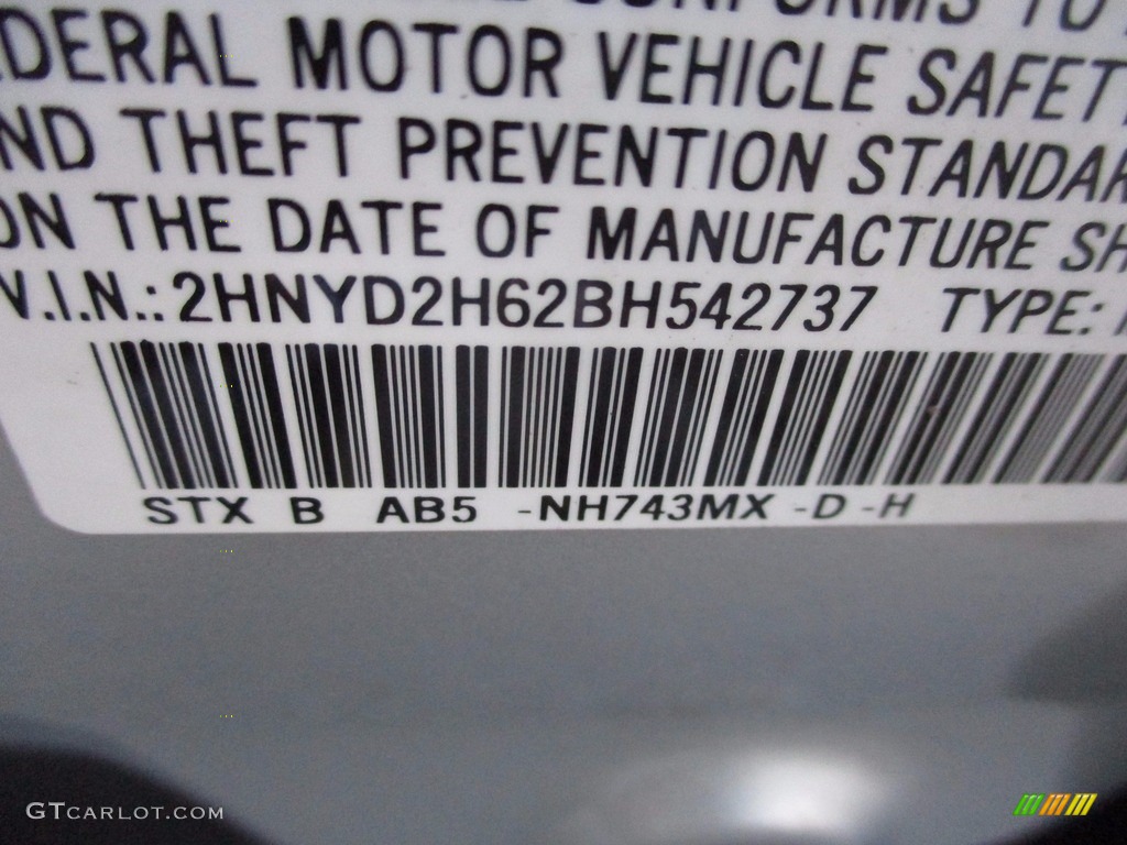 2011 MDX Technology - Palladium Metallic / Ebony photo #19