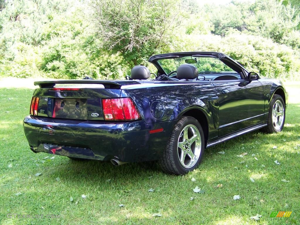 2003 Mustang GT Convertible - True Blue Metallic / Dark Charcoal photo #5
