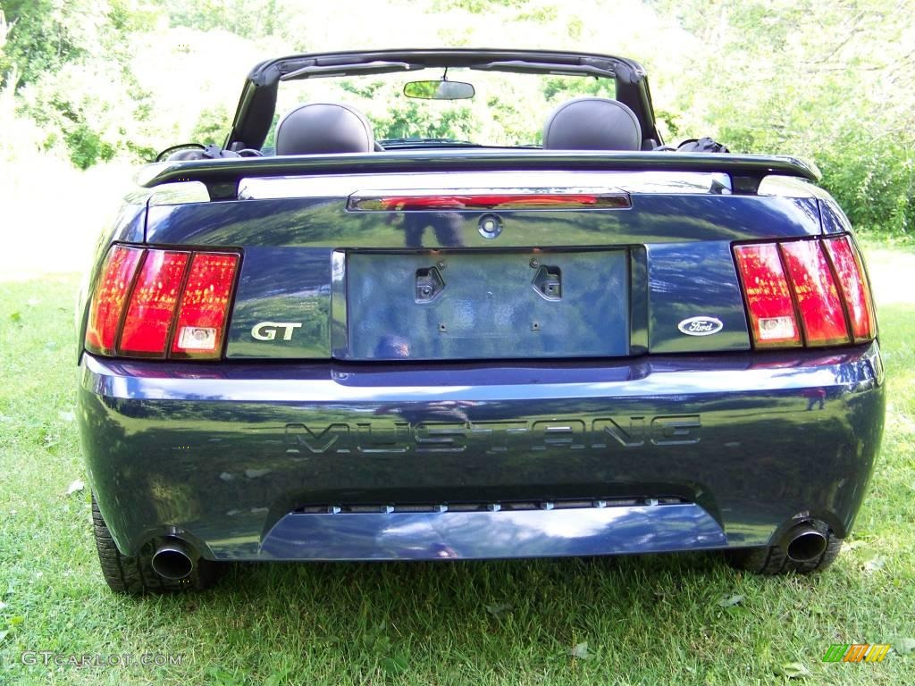 2003 Mustang GT Convertible - True Blue Metallic / Dark Charcoal photo #6