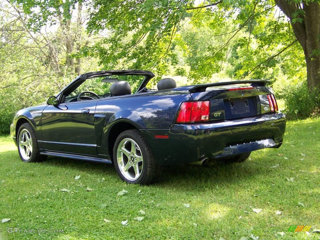 2003 Mustang GT Convertible - True Blue Metallic / Dark Charcoal photo #7