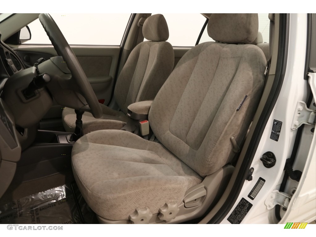2006 Elantra GLS Sedan - Nordic White / Beige photo #5
