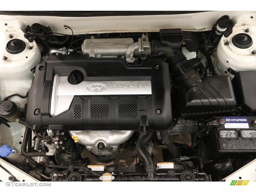 2006 Elantra GLS Sedan - Nordic White / Beige photo #15