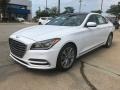 2018 Casablanca White Hyundai Genesis G80 AWD  photo #1