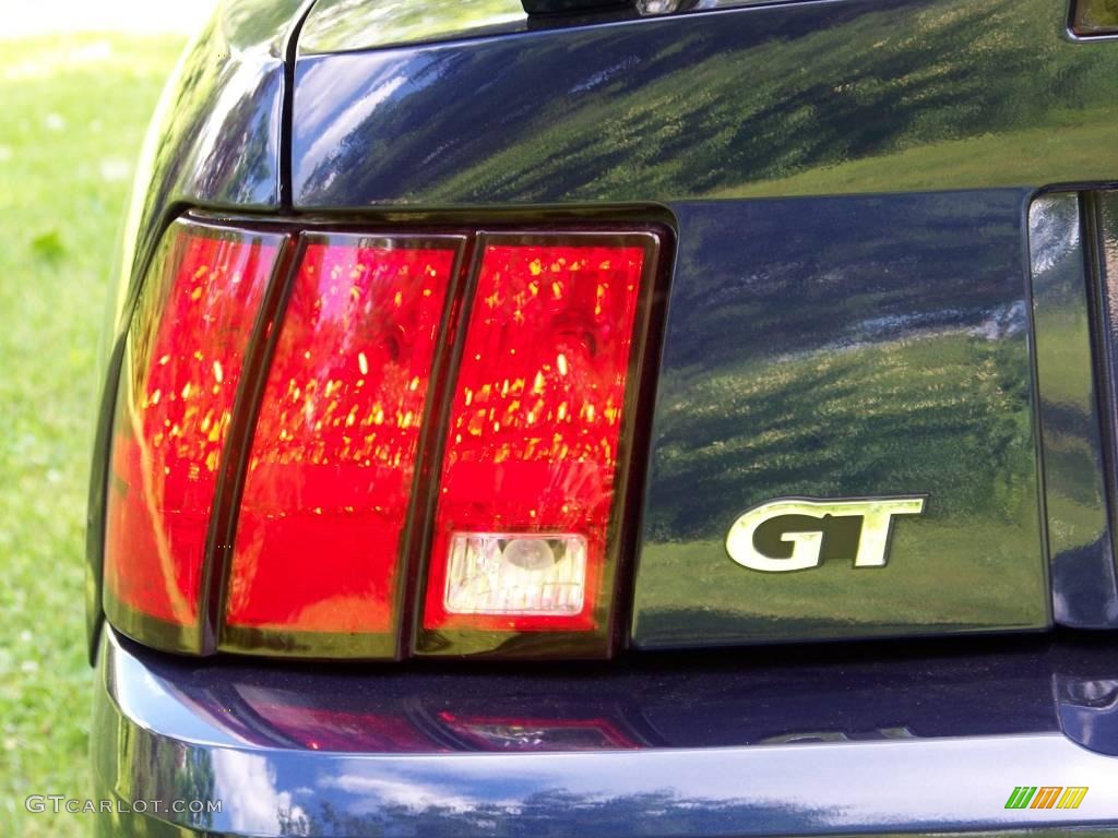 2003 Mustang GT Convertible - True Blue Metallic / Dark Charcoal photo #14