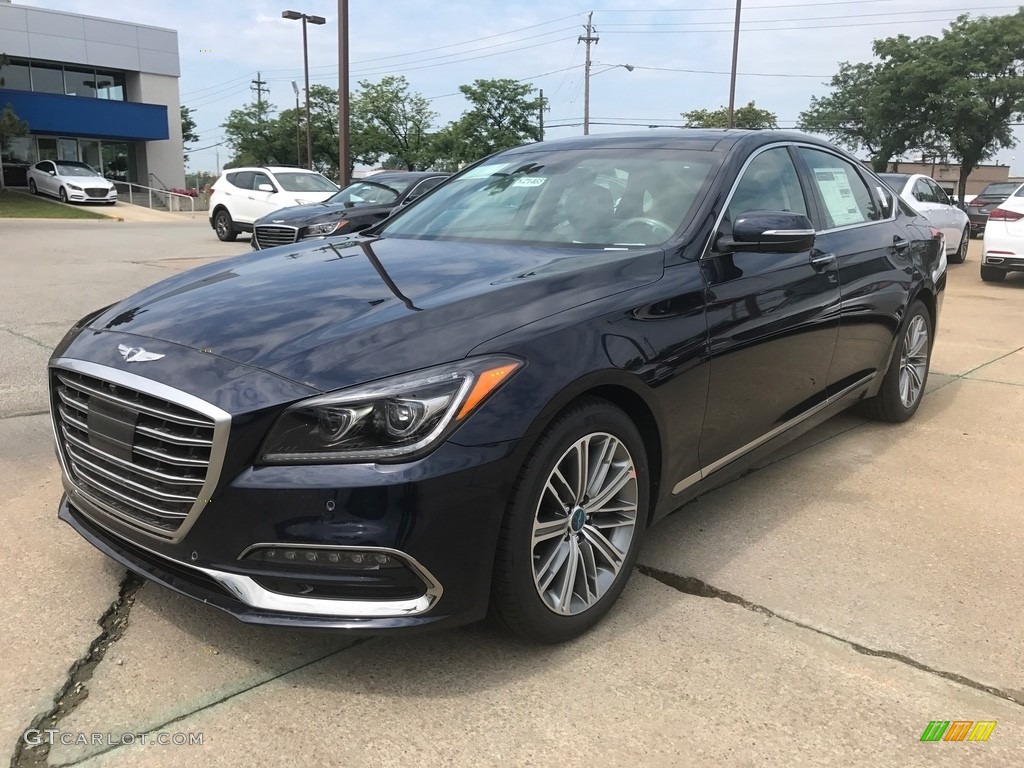 2018 Genesis G80 AWD - Adriatic Blue / Gray photo #1