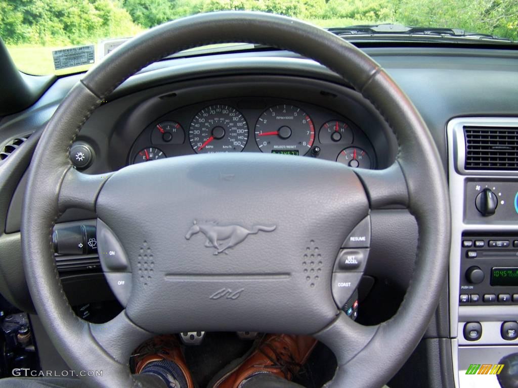 2003 Mustang GT Convertible - True Blue Metallic / Dark Charcoal photo #24