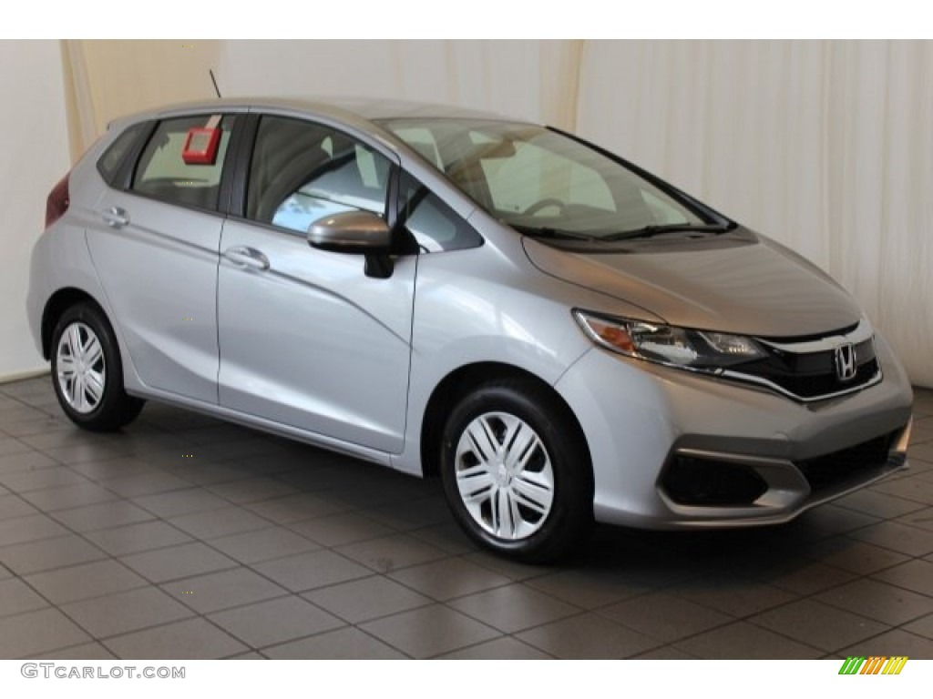 Lunar Silver Metallic 2018 Honda Fit LX Exterior Photo #122223774