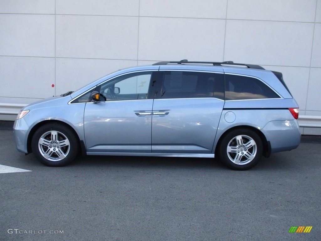 2011 Odyssey Touring - Celestial Blue Metallic / Gray photo #2