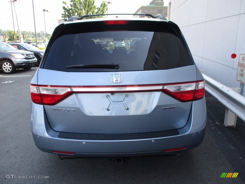 2011 Odyssey Touring - Celestial Blue Metallic / Gray photo #4