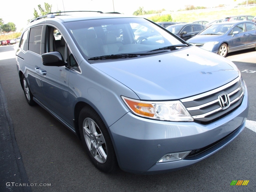 2011 Odyssey Touring - Celestial Blue Metallic / Gray photo #6