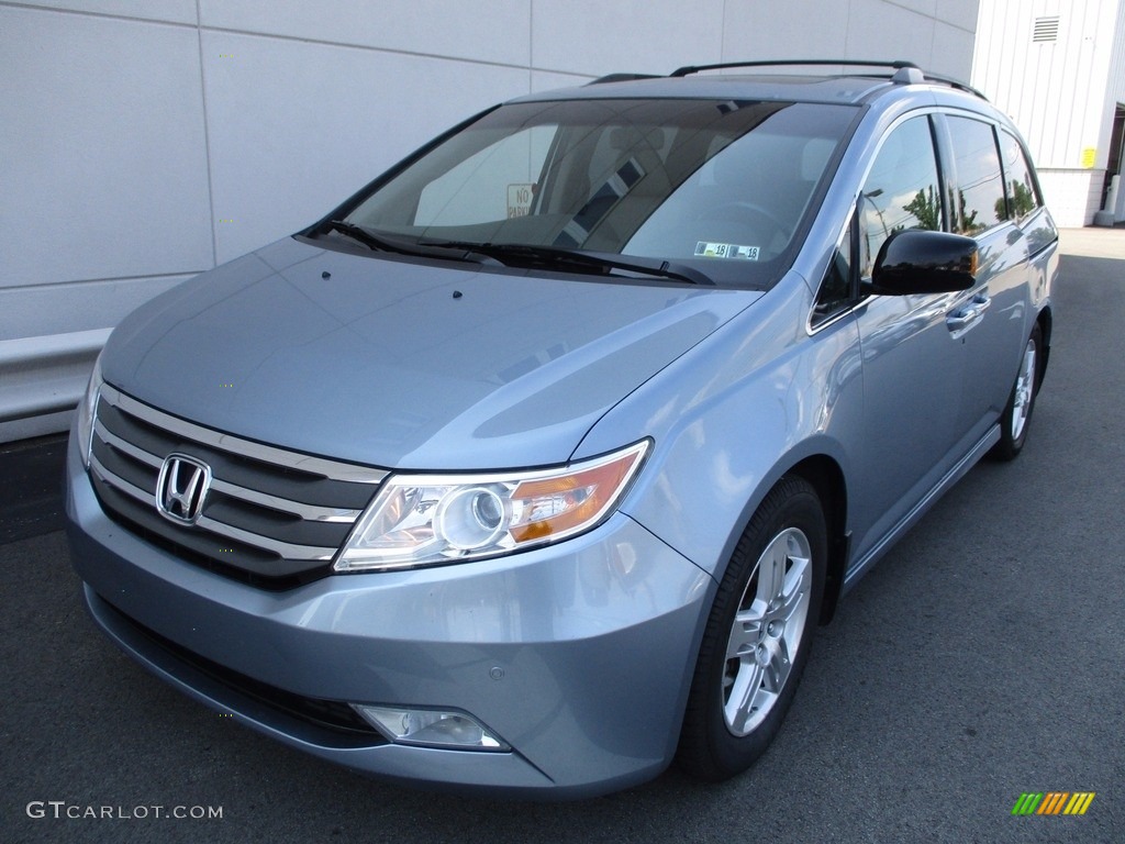 2011 Odyssey Touring - Celestial Blue Metallic / Gray photo #8