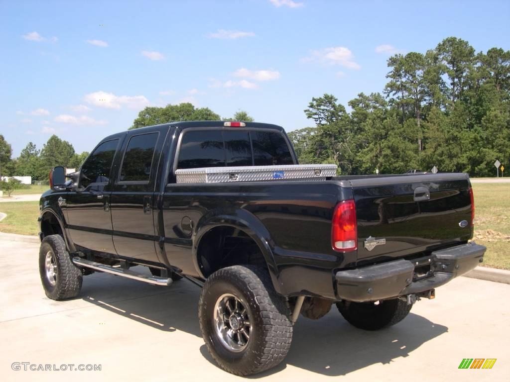 2004 F250 Super Duty Harley Davidson Crew Cab 4x4 - Black / Black photo #5