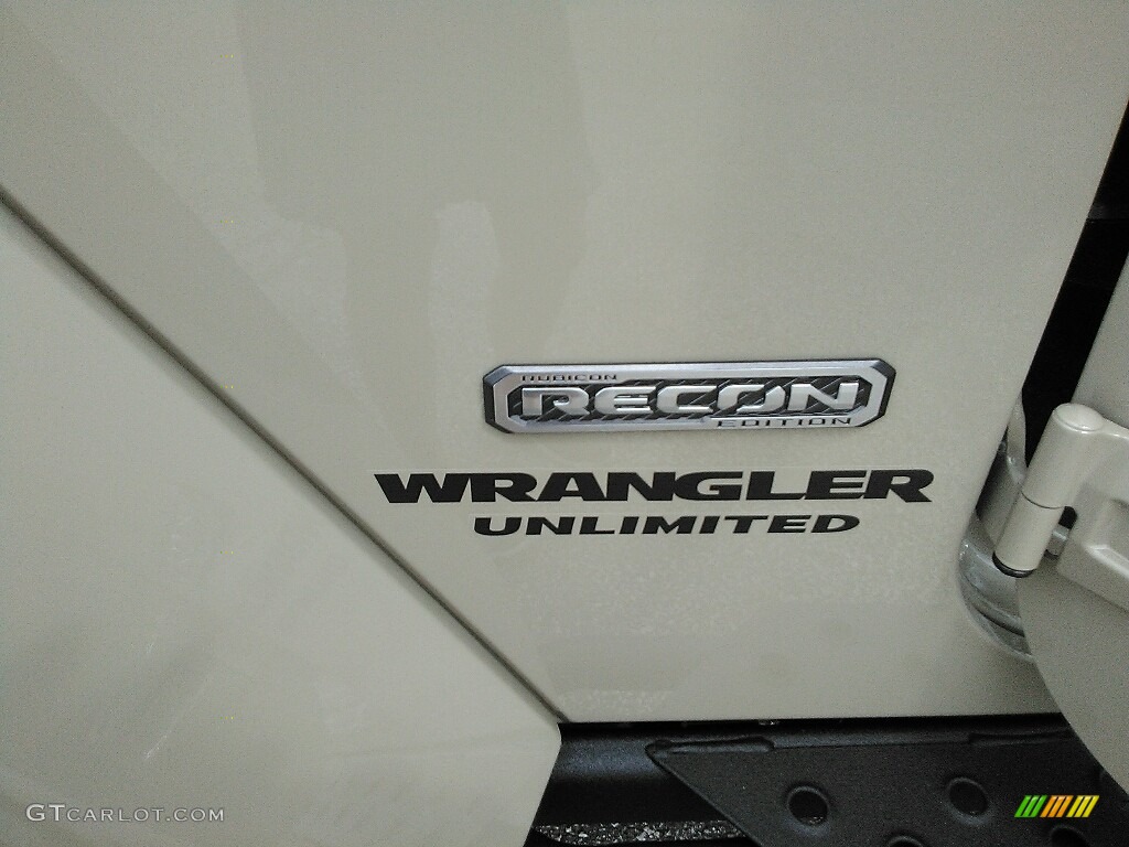 2017 Wrangler Unlimited Rubicon Recon 4x4 - Gobi / Black photo #14