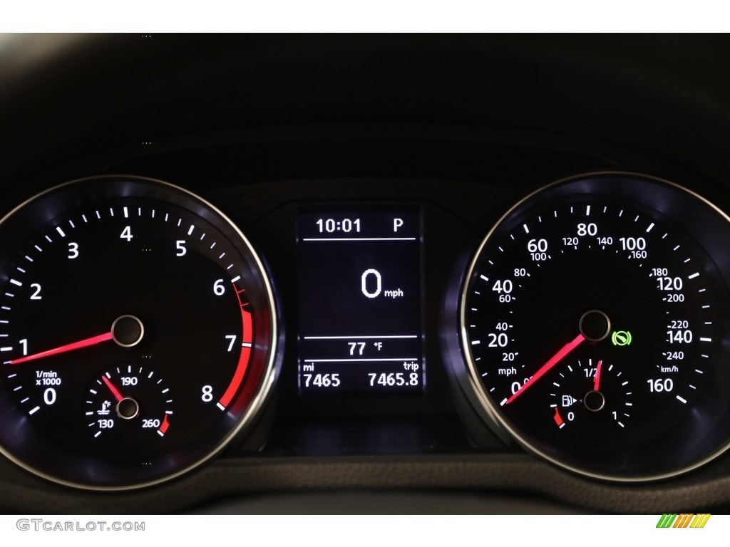 2017 Volkswagen Passat R-Line Sedan Gauges Photo #122226654