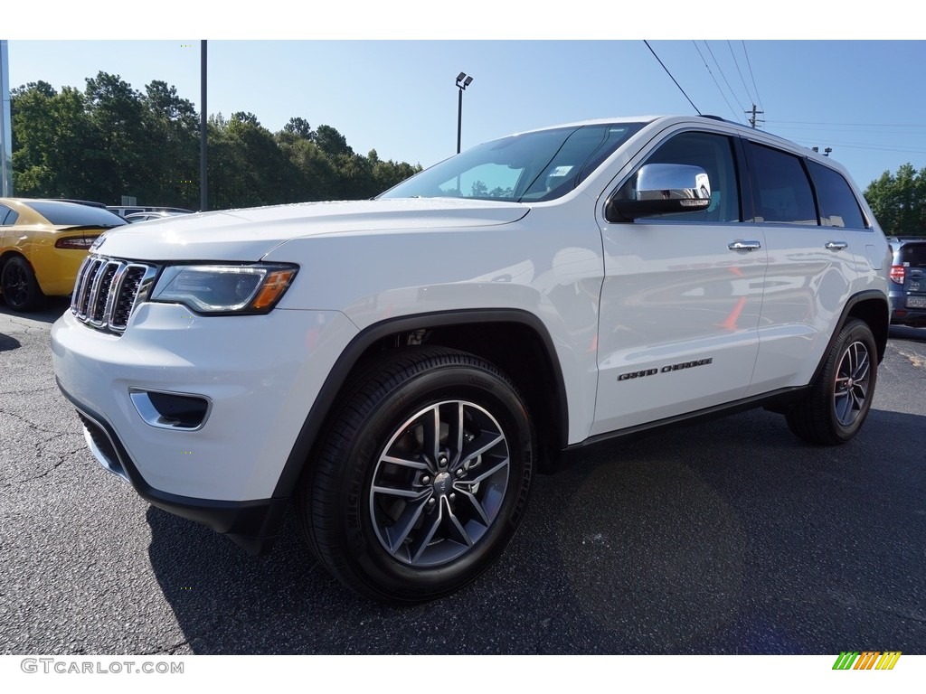 2017 Grand Cherokee Limited - Bright White / Black/Light Frost Beige photo #3