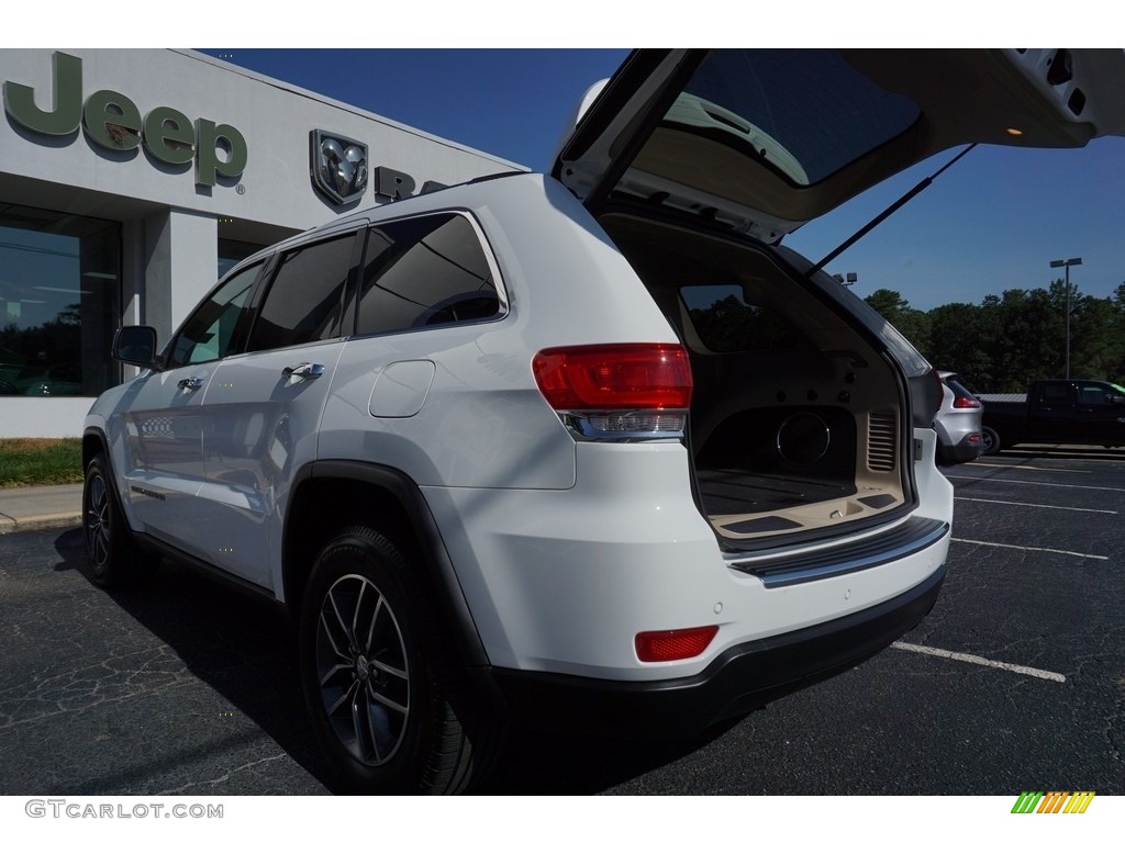 2017 Grand Cherokee Limited - Bright White / Black/Light Frost Beige photo #17