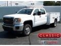 Summit White 2017 GMC Sierra 3500HD Crew Cab Chassis 4x4