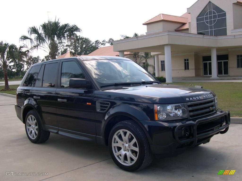 2008 Range Rover Sport HSE - Santorini Black / Almond photo #1