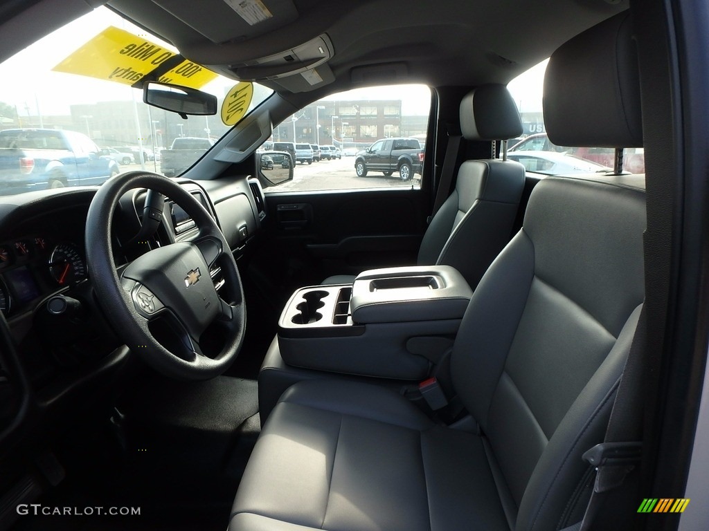 2014 Silverado 1500 WT Regular Cab - Silver Ice Metallic / Jet Black/Dark Ash photo #12