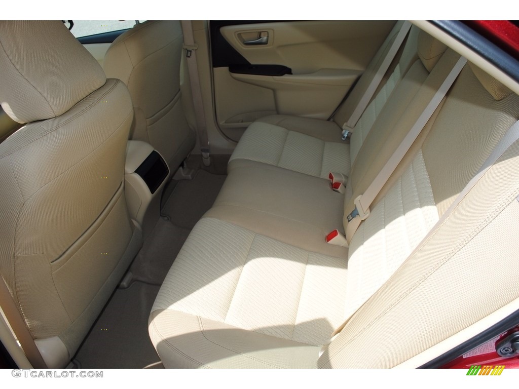 2015 Camry LE - Ruby Flare Pearl / Almond photo #22