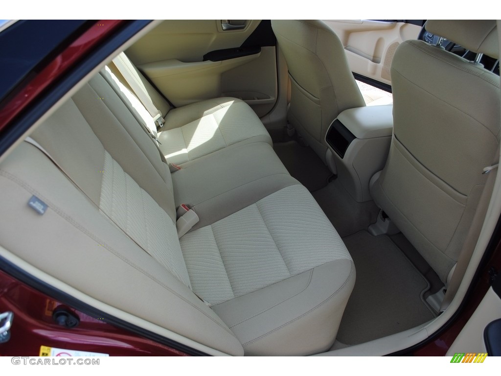 2015 Camry LE - Ruby Flare Pearl / Almond photo #24