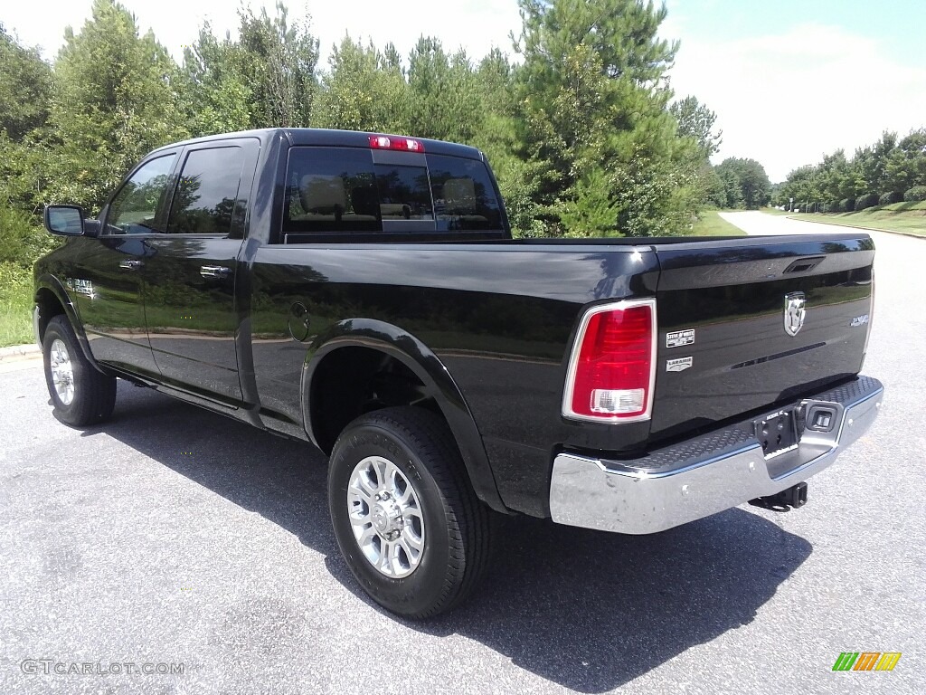 2017 2500 Laramie Crew Cab 4x4 - Brilliant Black Crystal Pearl / Black photo #8