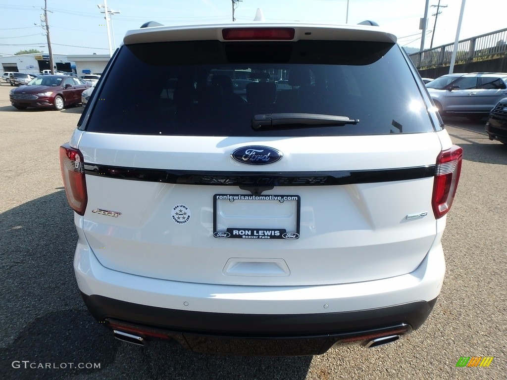 2017 Explorer Sport 4WD - White Platinum / Ebony Black photo #3