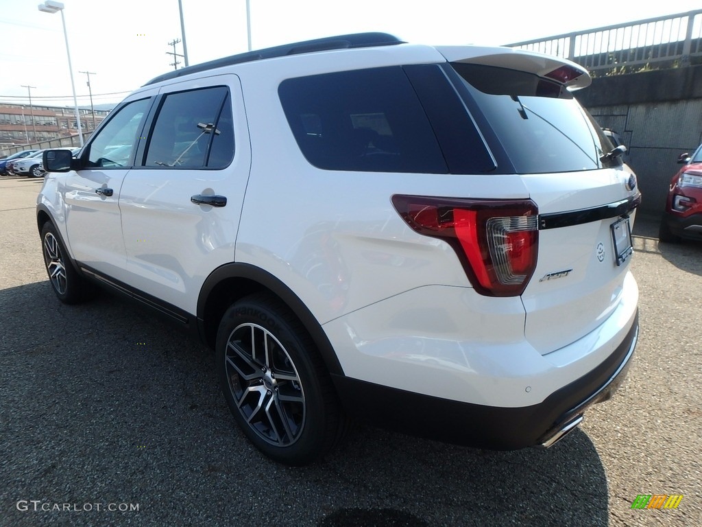 2017 Explorer Sport 4WD - White Platinum / Ebony Black photo #4