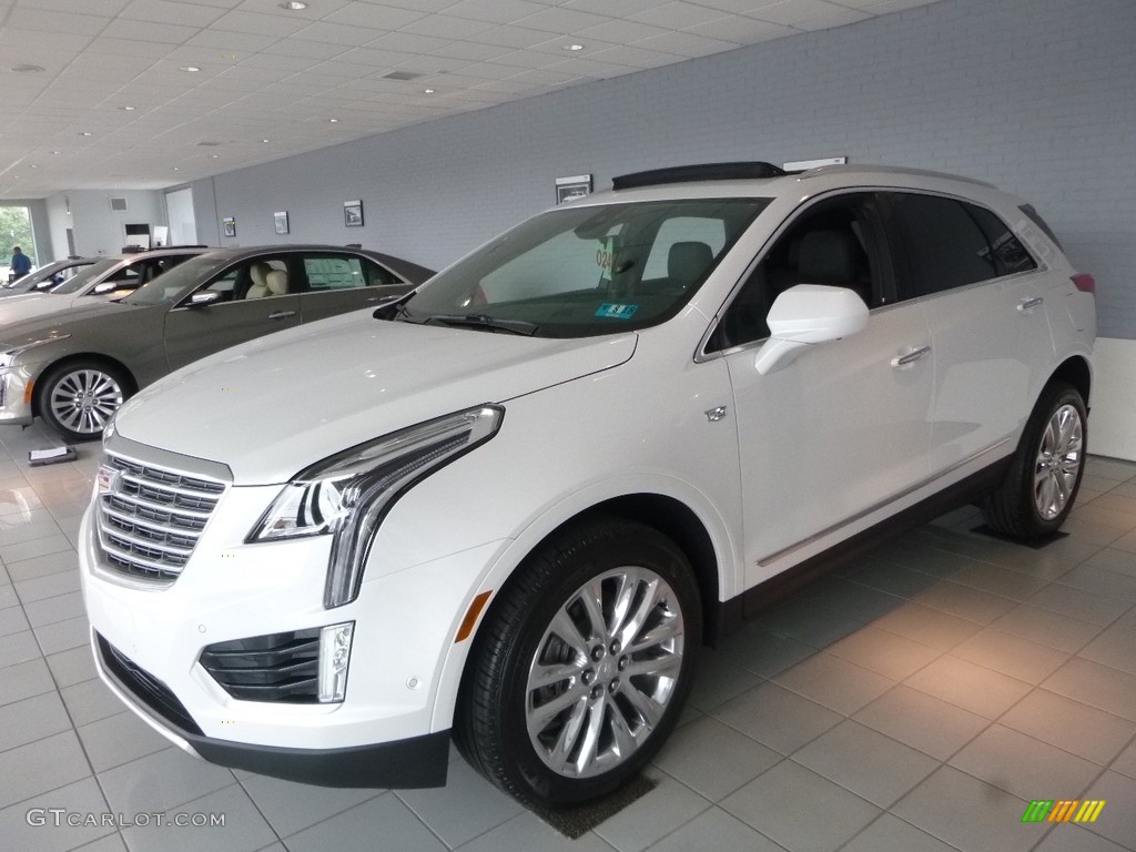 Crystal White Tricoat 2018 Cadillac XT5 Platinum AWD Exterior Photo #122238291