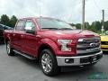 2017 Ruby Red Ford F150 Lariat SuperCrew 4X4  photo #7