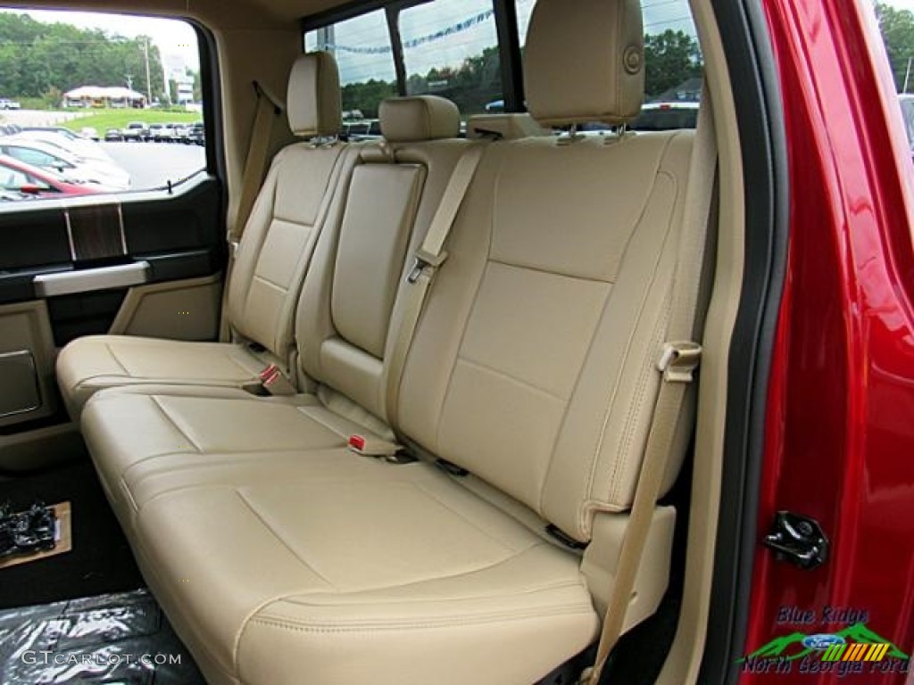 2017 F150 Lariat SuperCrew 4X4 - Ruby Red / Light Camel photo #13
