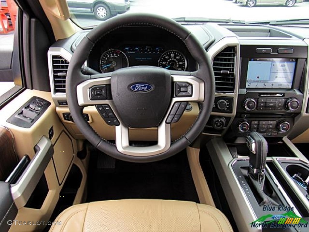 2017 F150 Lariat SuperCrew 4X4 - Ruby Red / Light Camel photo #16